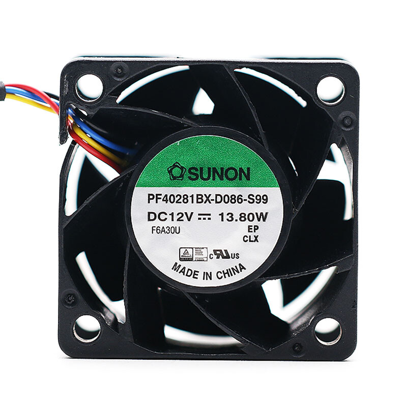 SUNON PF40281BX-D086-S99 12V 1.15A 13.8W 4028 4CM 4-pin server PWM fan