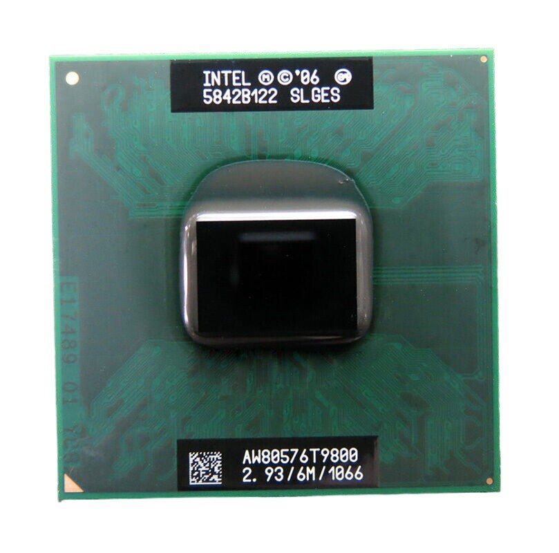 Intel Core 2 Duo Mobile T9800 SLGES 2.93 GHz 6MB 1066MHz Processor Dual-Core CPU