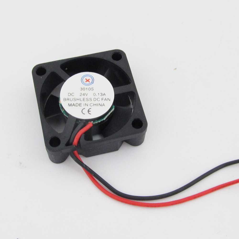 100pcs Brushless DC Cooling Fan 30x30x10mm 30mm 3010 24V 0.13A 5 blades 2pin