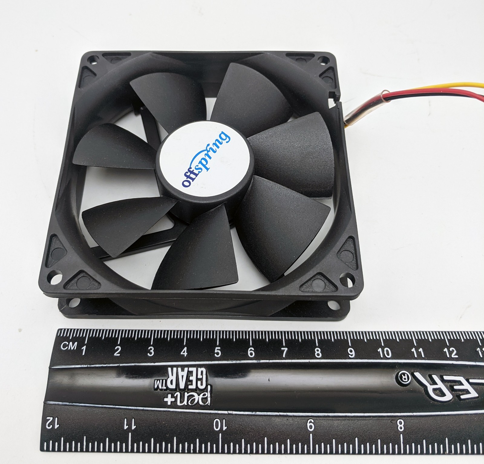 3-Pack: Offspring 90mm x 25mm Ball Bearing 3pin 12V DC 0.15A PC Case Cooling Fan