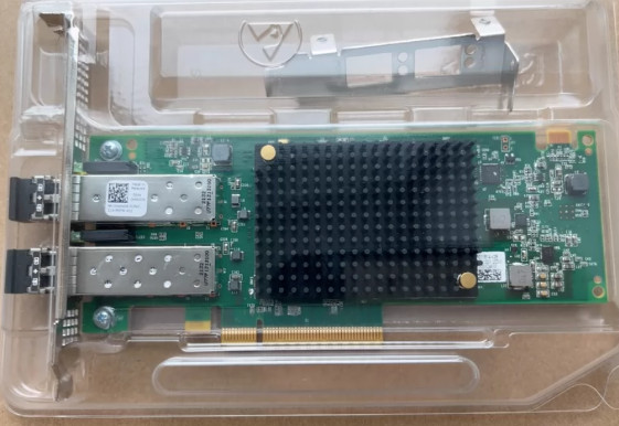 Dell HWXGN LPE35002-M2 Emulex 32GB Dual-Port FC Host Bus Adapter+2x sfps