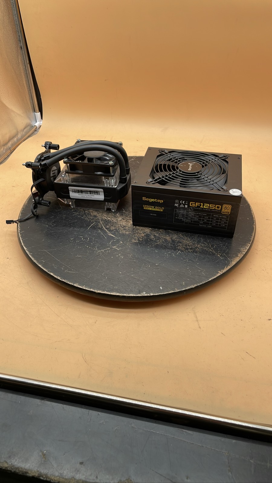Segotep GF1250 1250W Power Supply & HP Envy 657398-004 CPU Cooler Bundle