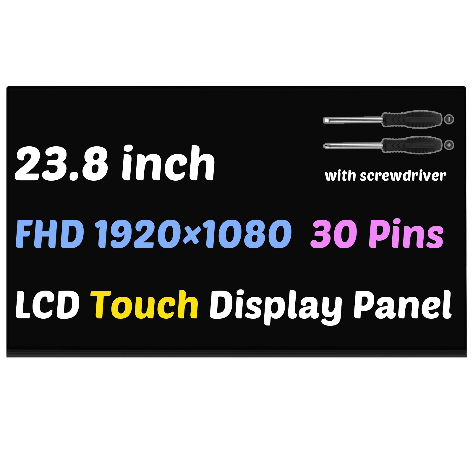 23.8″ TPC-Q086-24 All-in-0ne FHD 1920×1080 LCD Touch Screen Display Panel