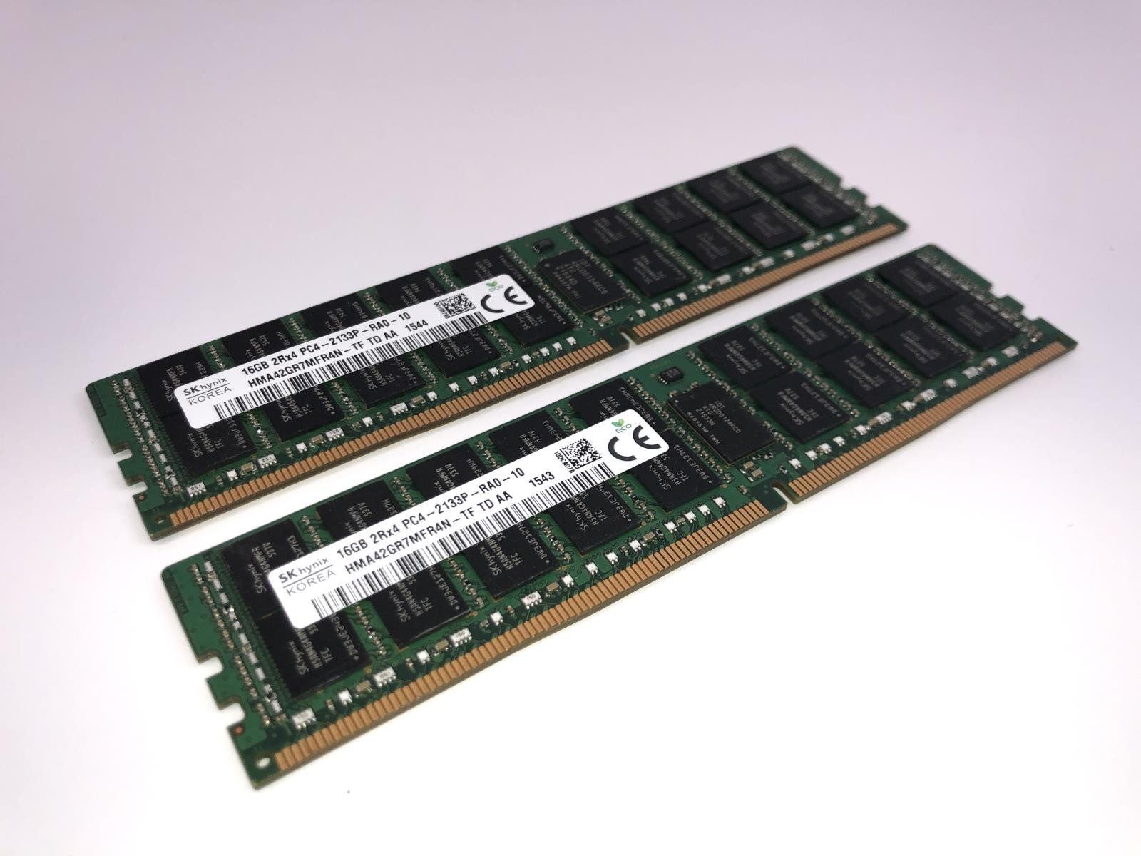 (Set of 2) SK Hynix 16GB DDR4-2133 RDIMM / HMA42GR7MFR4N-TF Server RAM