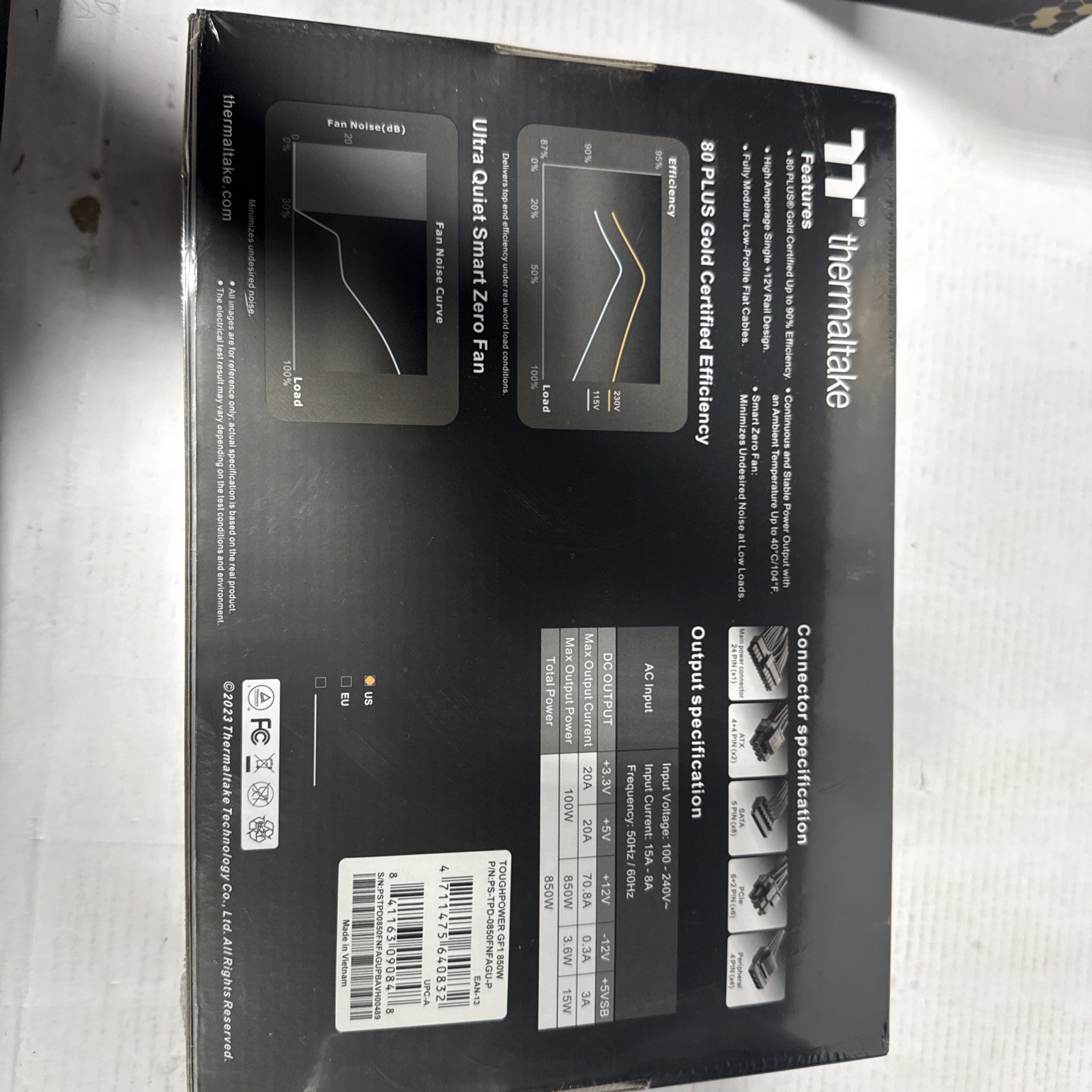 Thermaltake Toughpower GF1 850W Power Supply (ps-tpd-0850fnfagu-p)