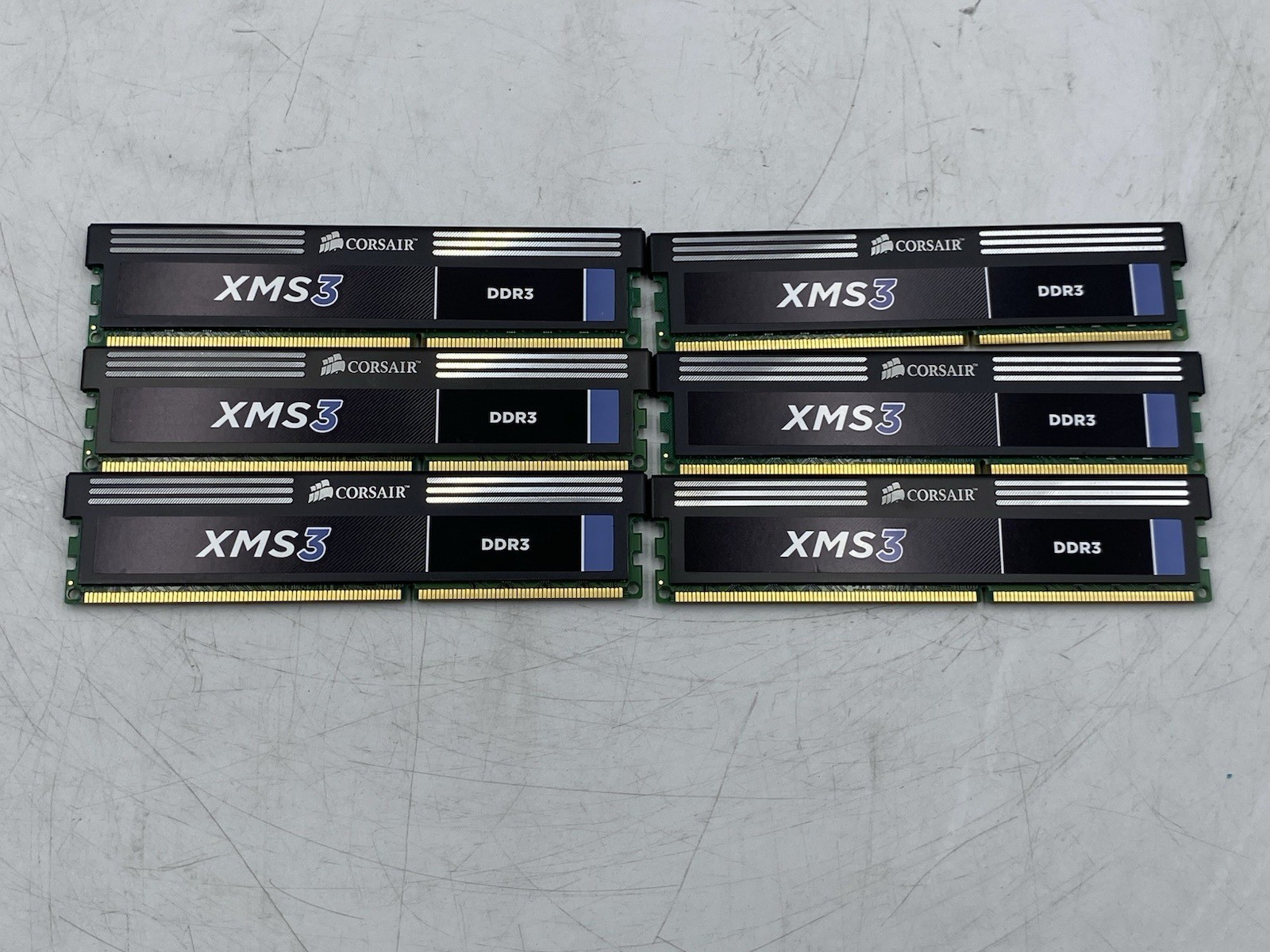 Corsair XMS3 Memory Kit 24GB (6x4GB) CMX12GX3M3A1333C9 1333MHz 9-9-9-24 DDR3 RAM