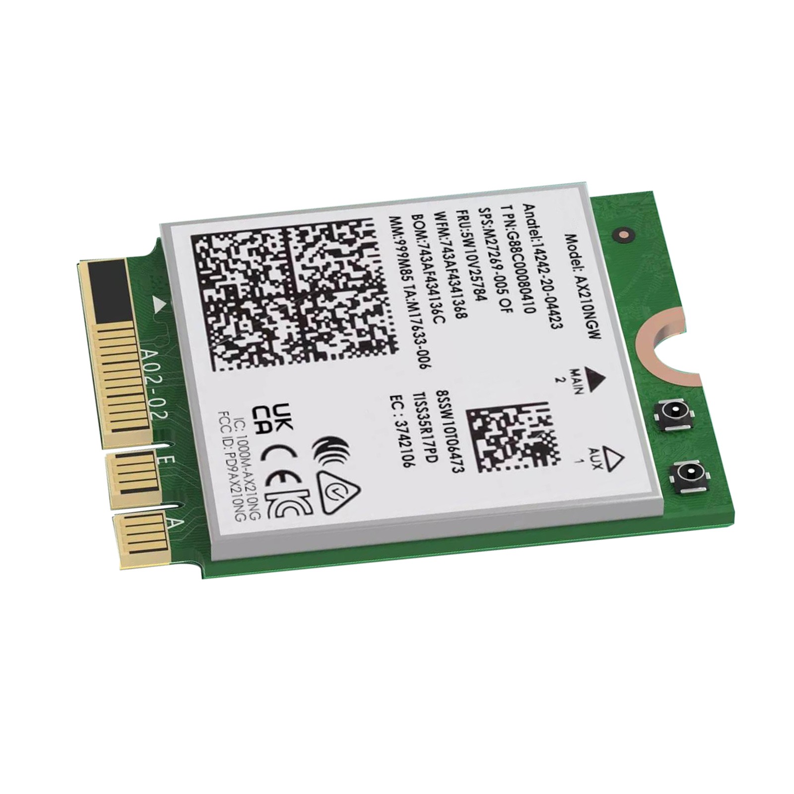 WiFi 6E M.2 Module With The Combination Of Ofdma And Mu-Mimo For Intel AX210NGW