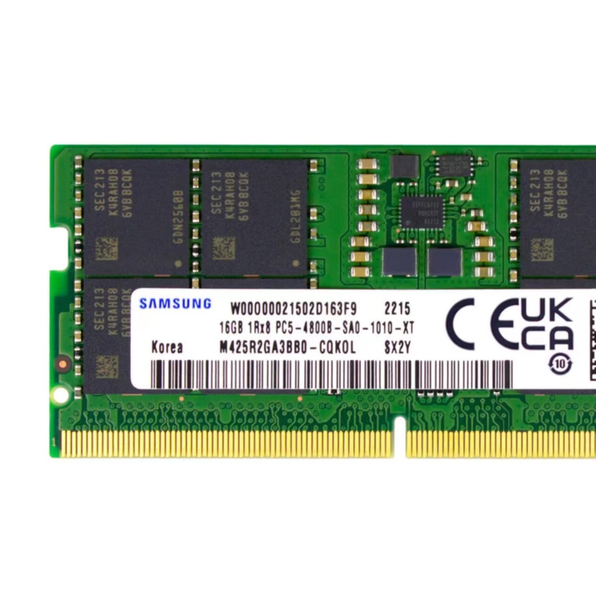 Samsung DDR5 16GB 4800MHz PC5-38400 Laptop SODIMM Memory Ram M425R2GA3BB0-CQK