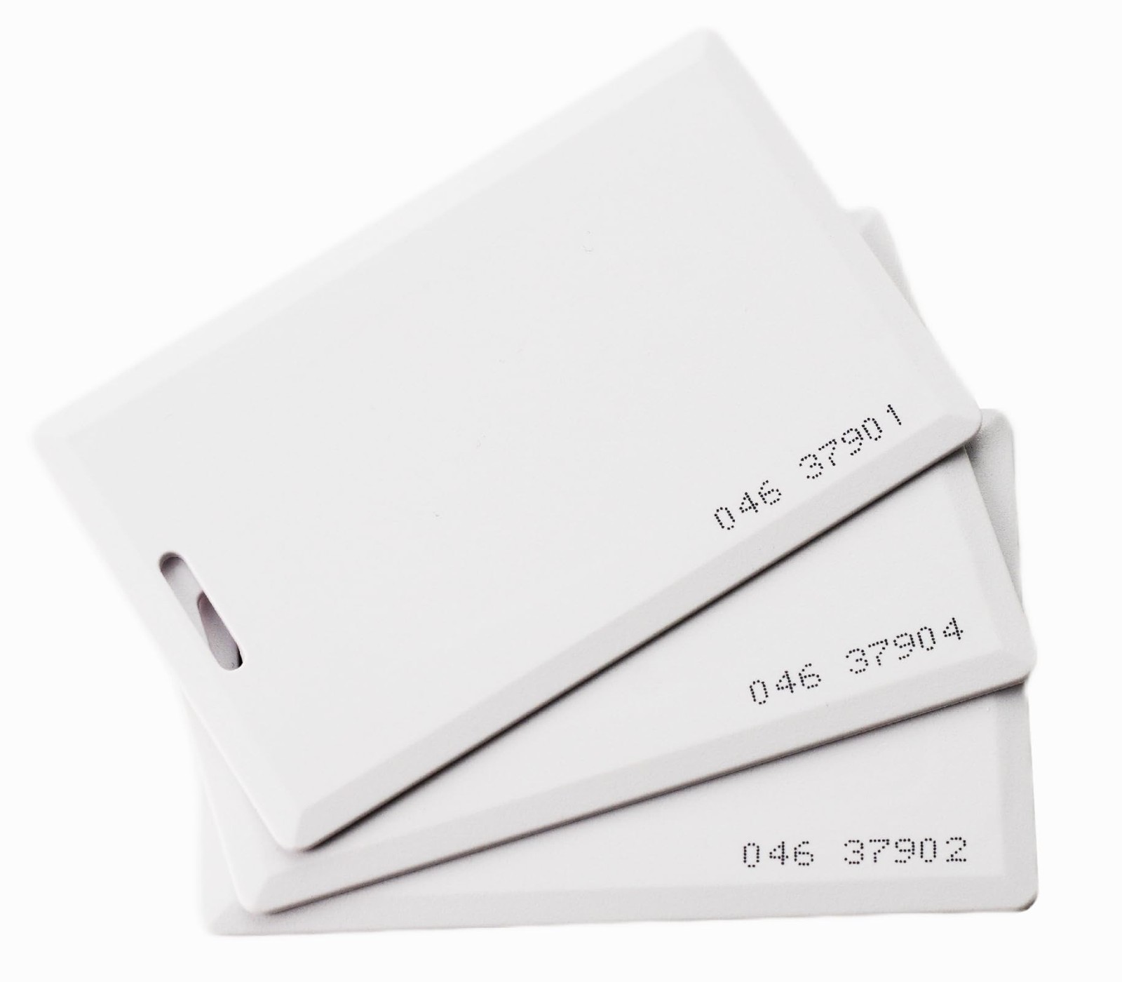 10 pcs 26 Bit Proximity Clamshell Weigand Prox 85.6mm X 54mm X 1.8mm, White