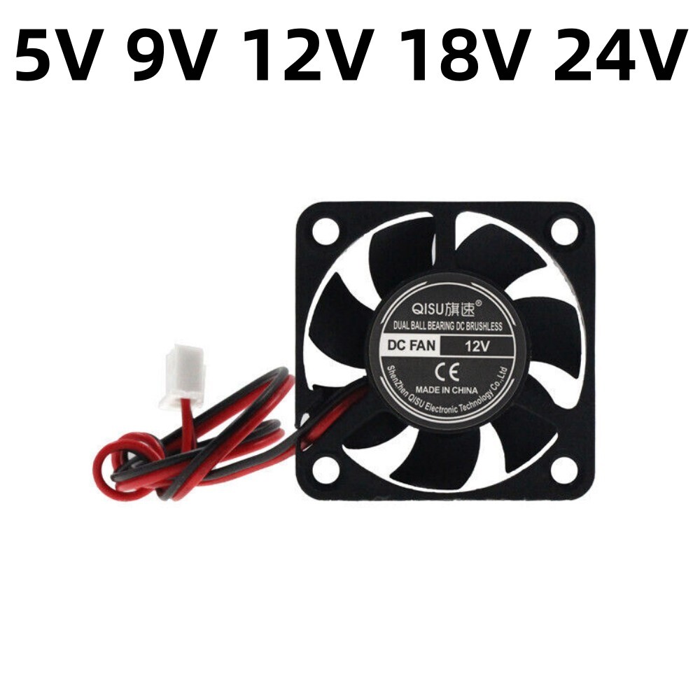5000-10000RPM 4010 DC Brushless Cooling Fan Mini Silent Fans 5V 9V 12V 18V 24V