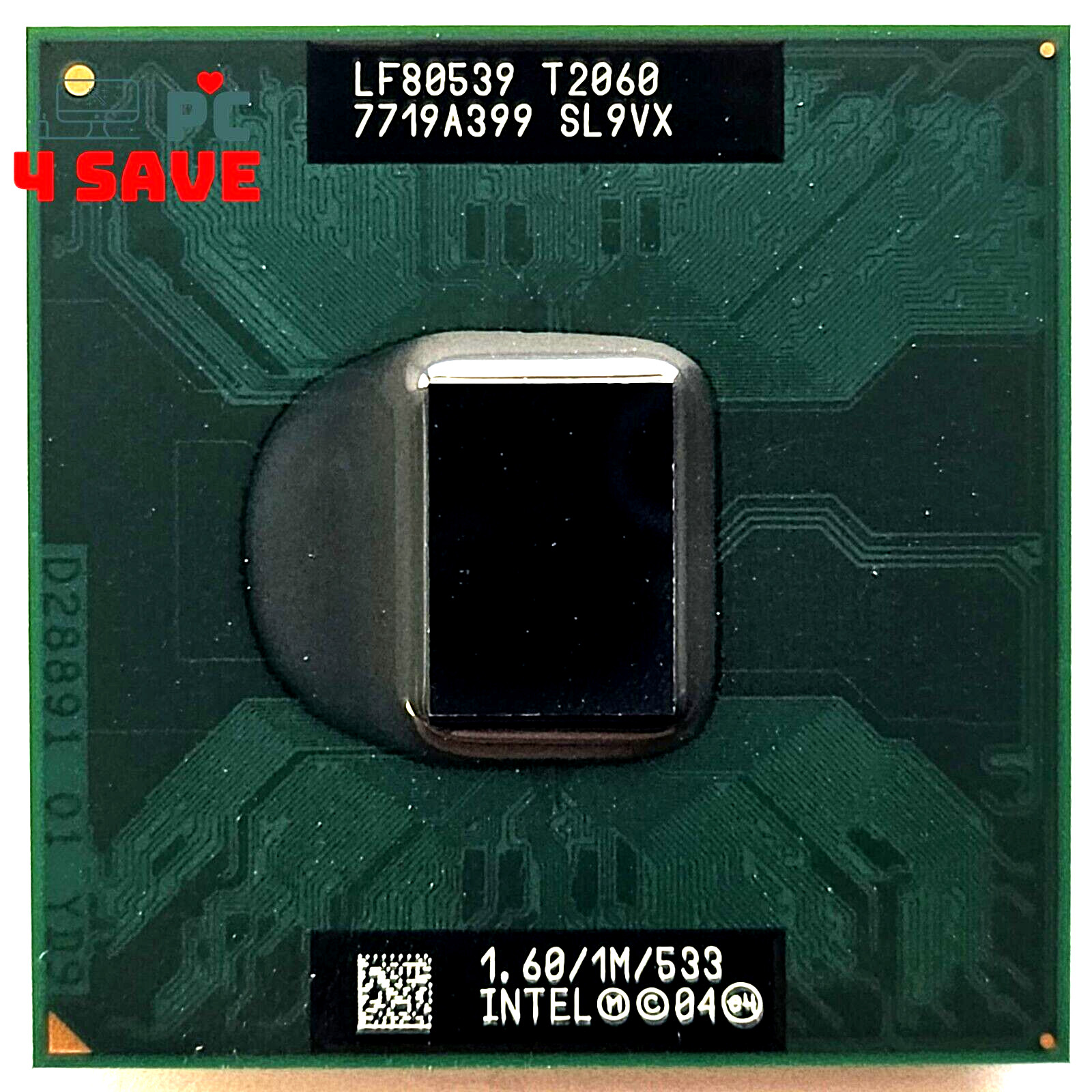 Intel Pentium Dual-Core T2060 1.60GHz Socket M Laptop Mobile CPU Processor SL9VX