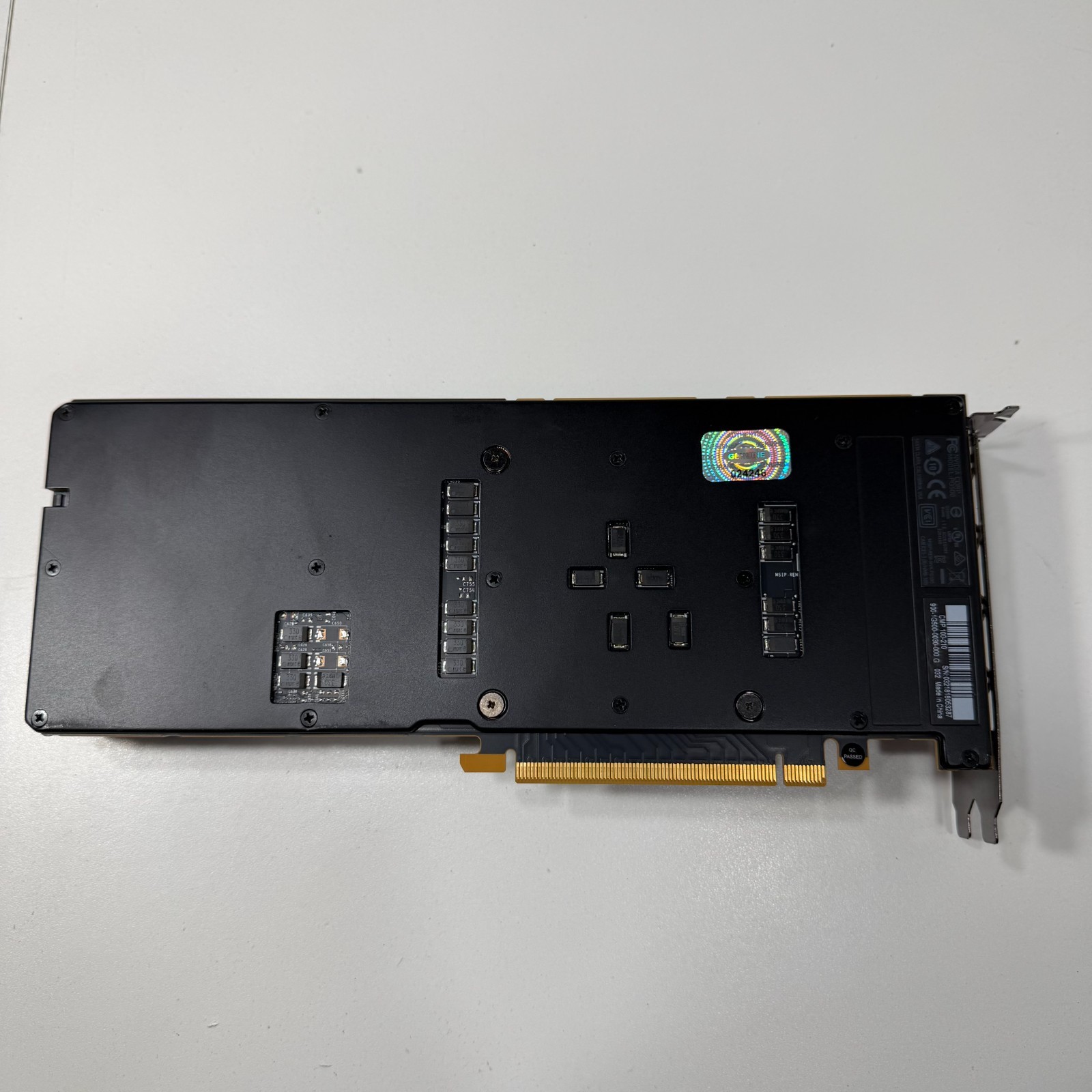 Nvidia CMP 100-210 16GB Mining GPU with Power Adapter Cable – repasted