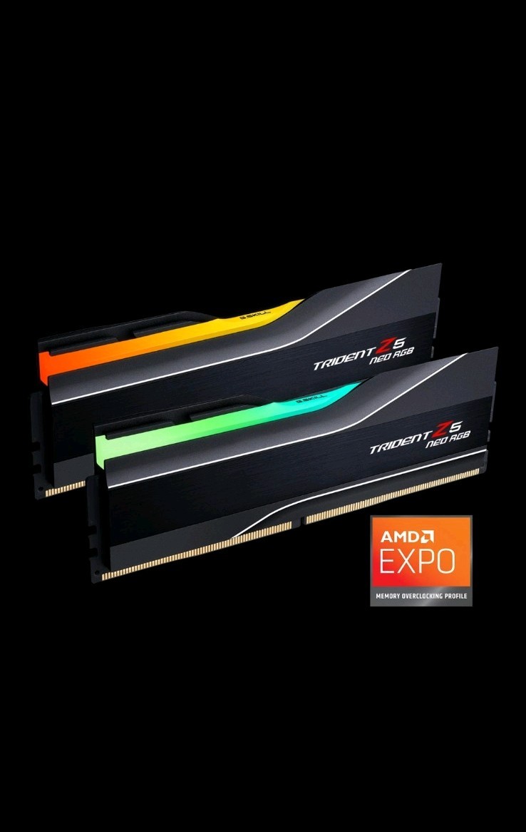 G.SKILL Trident Z5 Neo RGB Series AMD EXPO 32GB (2 x 16GB) 288-Pin PC RAM DDR5 6