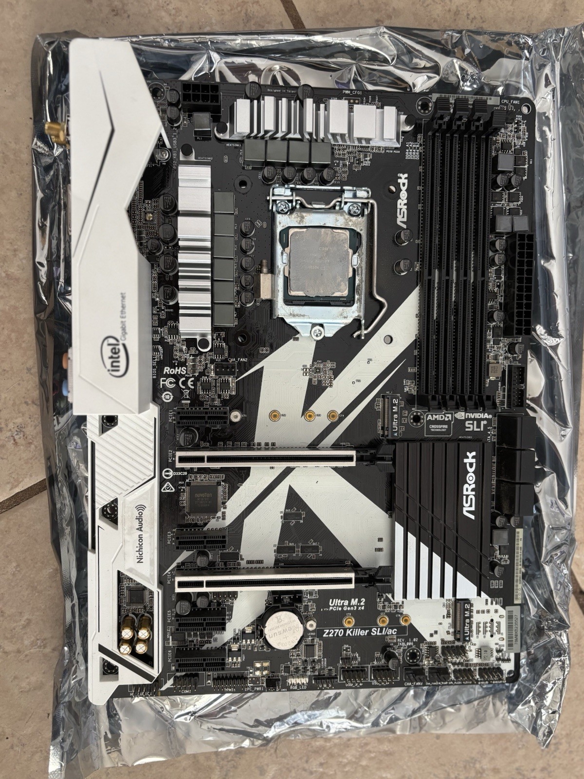 ASRock Z270 KILLER SLI/AC LGA 1151 Intel Z270 HDMI USB 3.1 ATX Motherboard intel