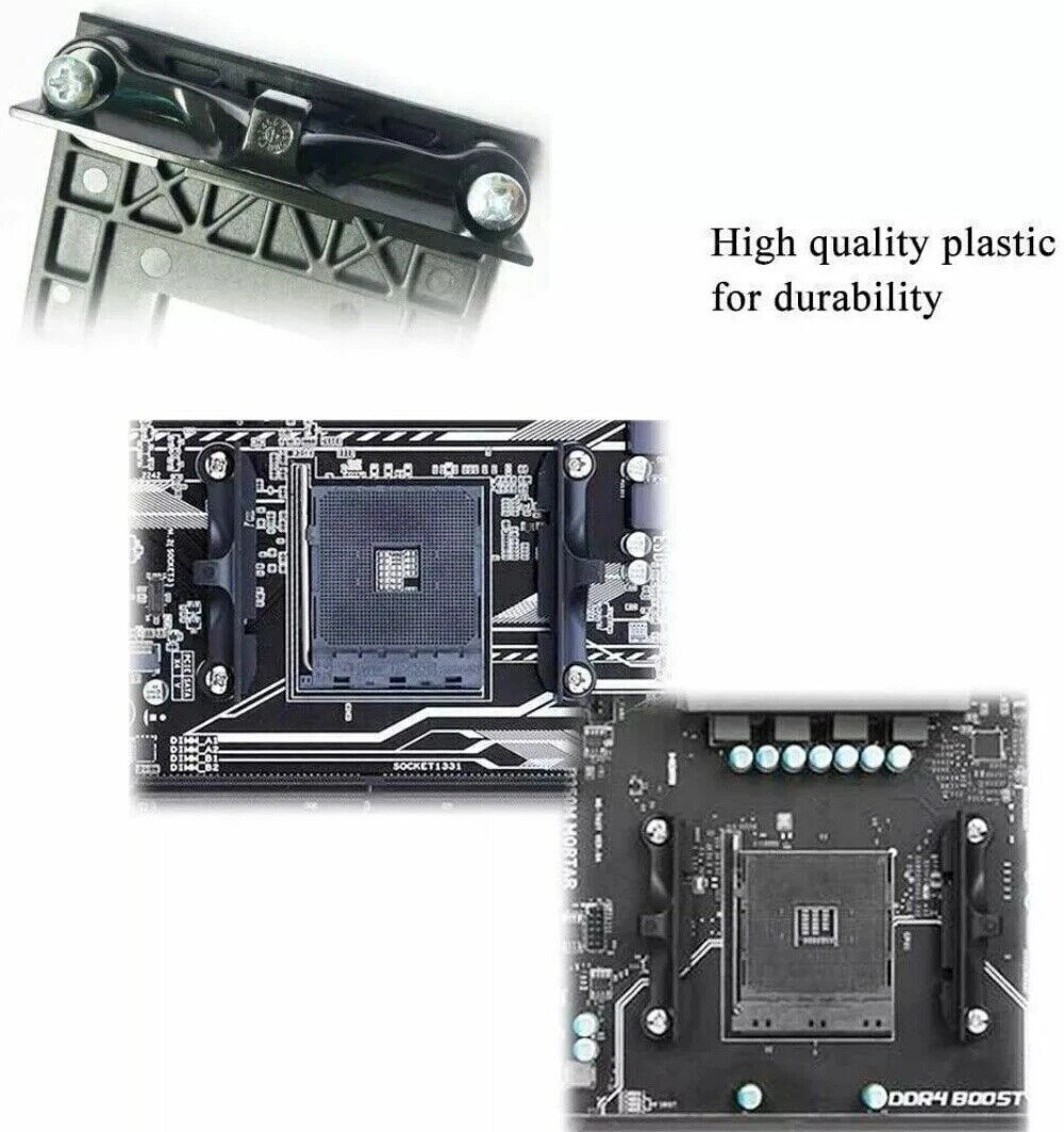 CPU Socket Mount Cool Fan Heatsink Bracket Dock Base For AMD AM4 Motherboard US
