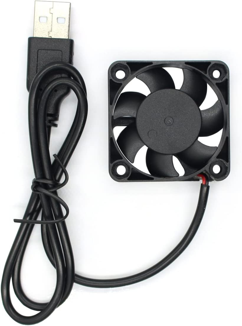 2-Pack 40Mm X 10Mm DC 5V USB Brushless Cooling Fan, Dual Ball Bearing