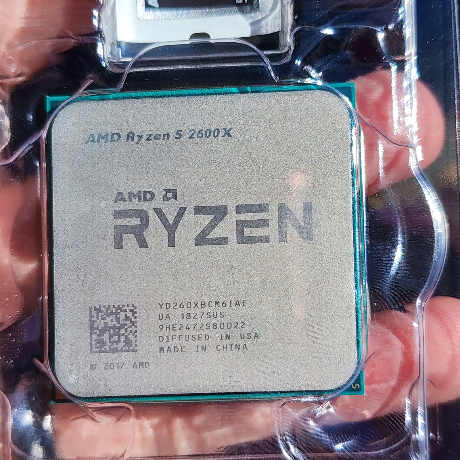 AMD Ryzen 5 2600X 3.60GHz 6 Core YD260XBCM6IAF 12 Thread AM4