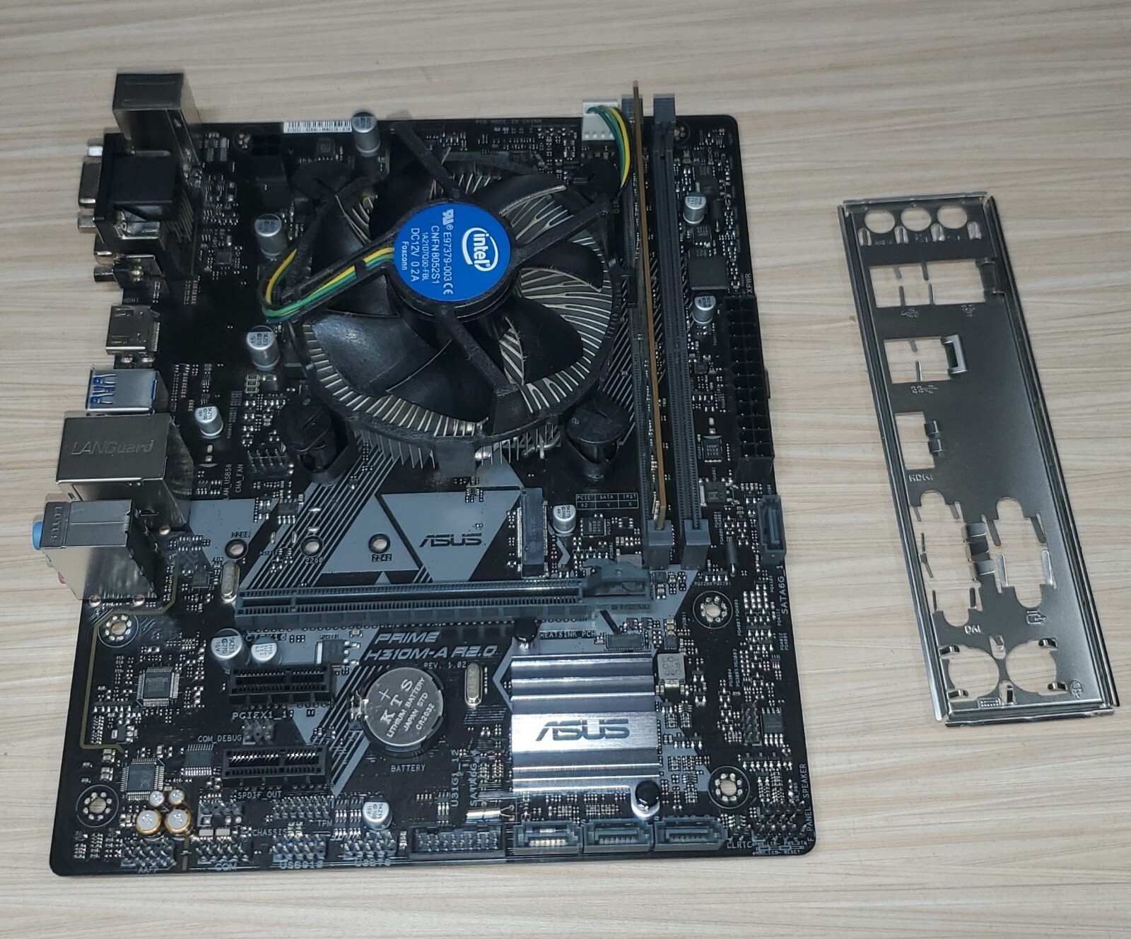Asus H310M-A R2.0 MicroATX Motherboard Intel I/O Shield i5-9400 & 8GB DDR4 Ram