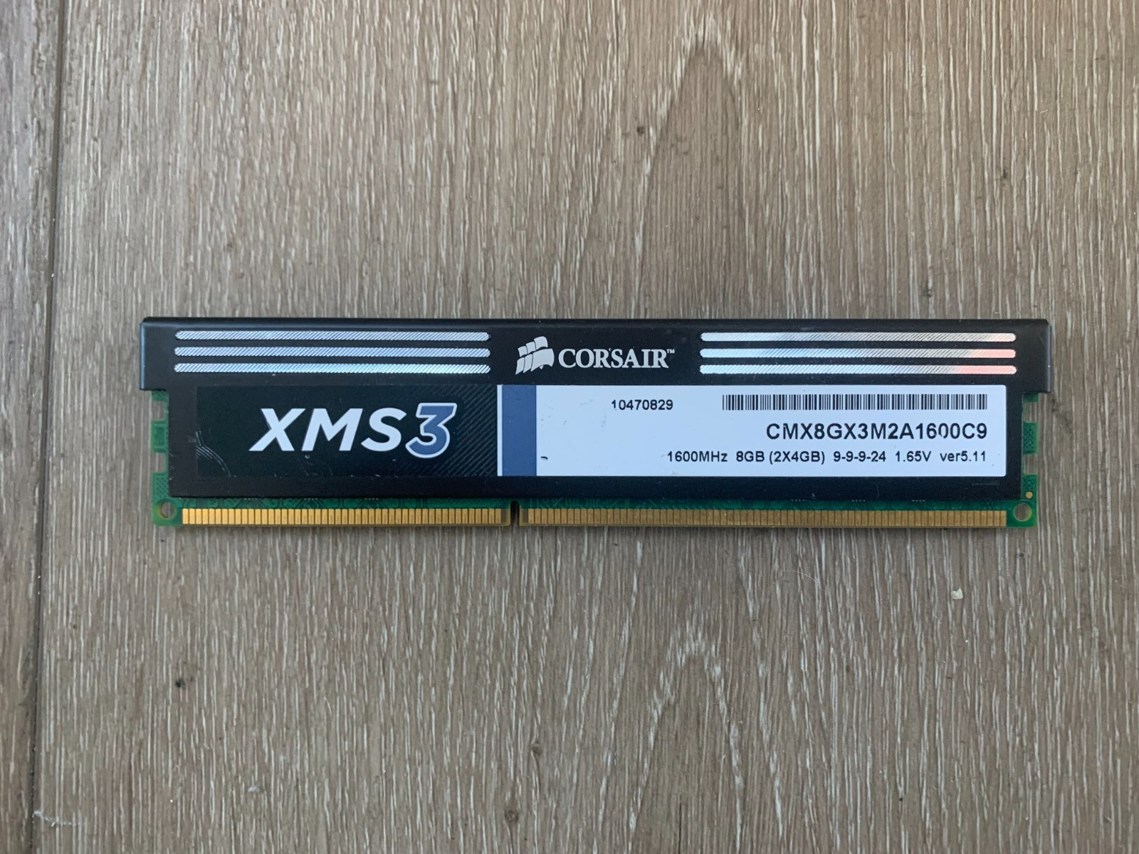 Corsair CMX8GX3M2A1600C9 8GB (2X4GB) 1600MHz DDR3 Memory 1.65V Desktop Memory