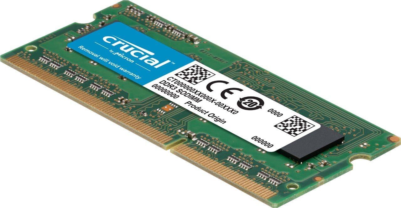 Crucial DDR3L 16GB Kit 2x8GB 1600 MHz PC3L-12800 1.35V Laptop RAM Sodimm Memory