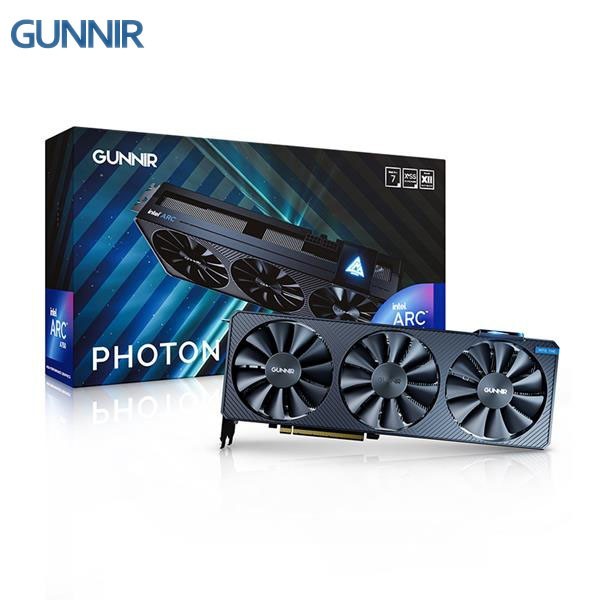 GUNNIR Intel Arc A750 Photon 8G OC Gaming Graphics Card 8GB GDDR6 Black
