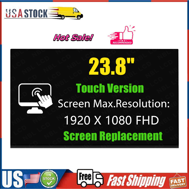 New for HP 23.8″ LM238WF5-SSD1 FHD LCD Touch Screen LM238WF5(SS)(D1) L17303-272