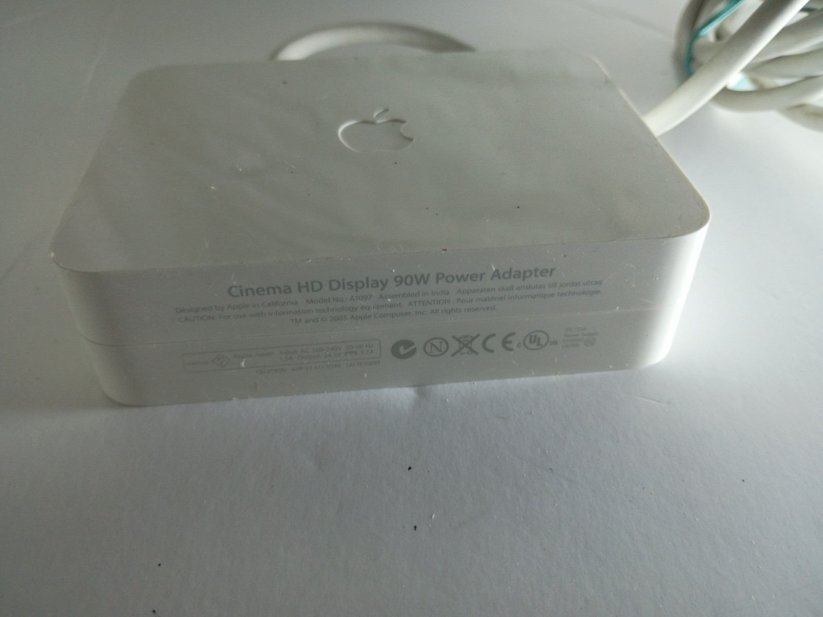 Apple 90W Cinema HD Display Power Adapter A1097 661-3366 for 20″ 23″ Monitor