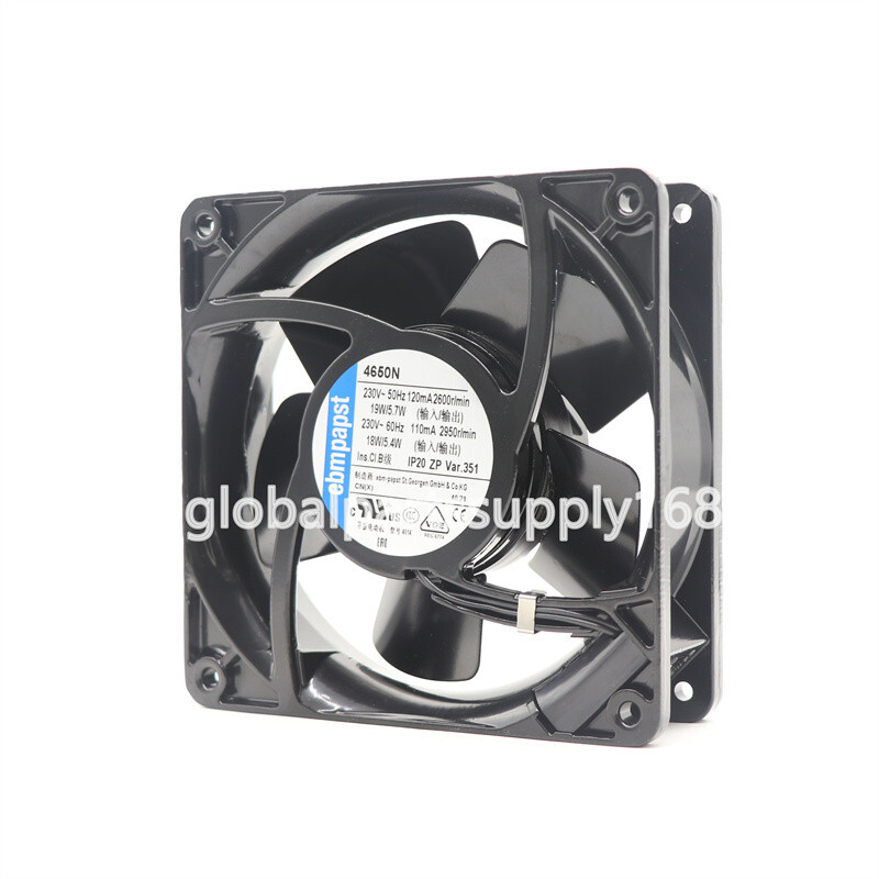 Ebm 4650N Axial Compat Fan 230VAC 18/19W 120/110mA 2600/2950RPM Cooling Fan