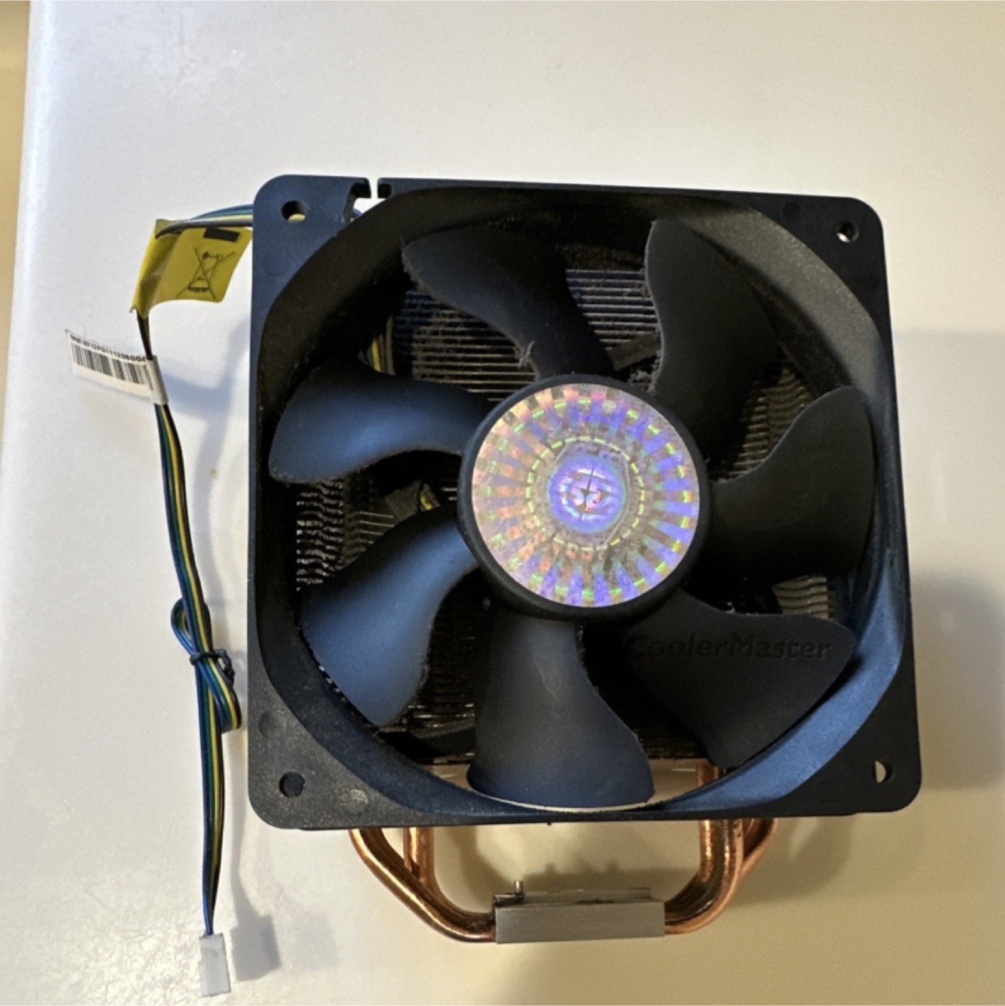 Cooler Master CPU Fan with Heatsink 4-Pin Copper Aluminum Black RRB10212PG11120…
