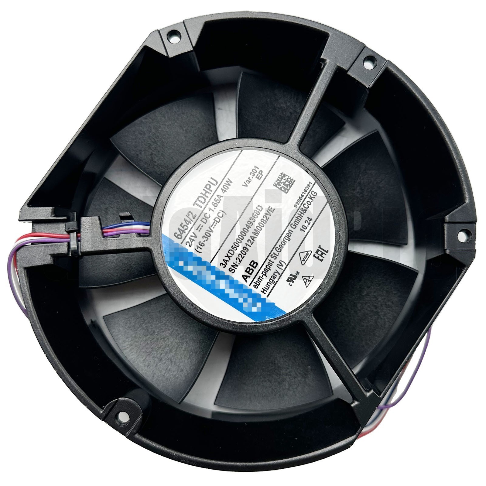 Brand New 6454/2TDHPU 3AXD50000049368D 24V Cooling Fan for Ebmpapst