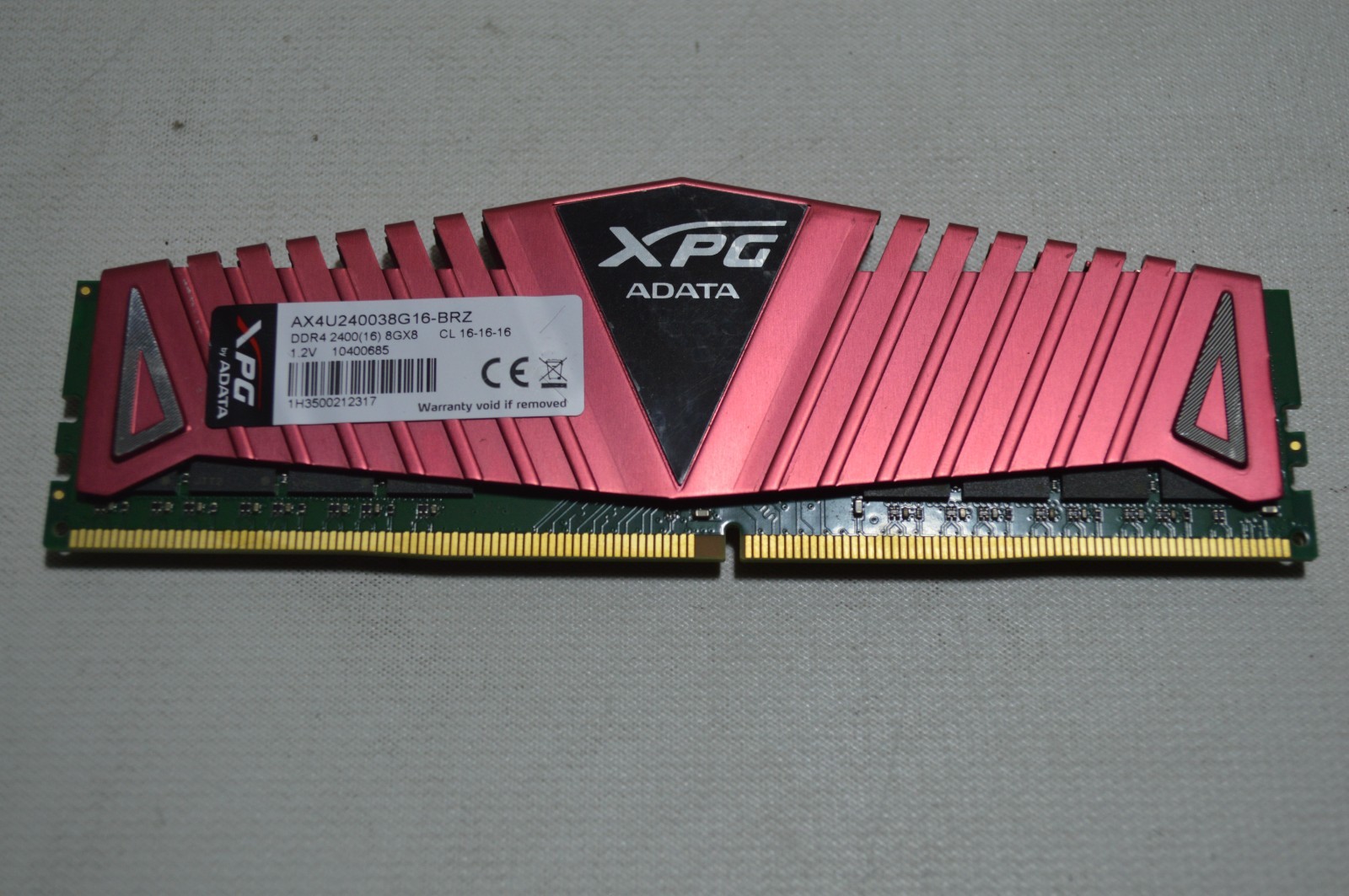ADATA XPG PC4-19200 (DDR4-2400) 8GB Memory RAM AX4U240038G16-BRZ