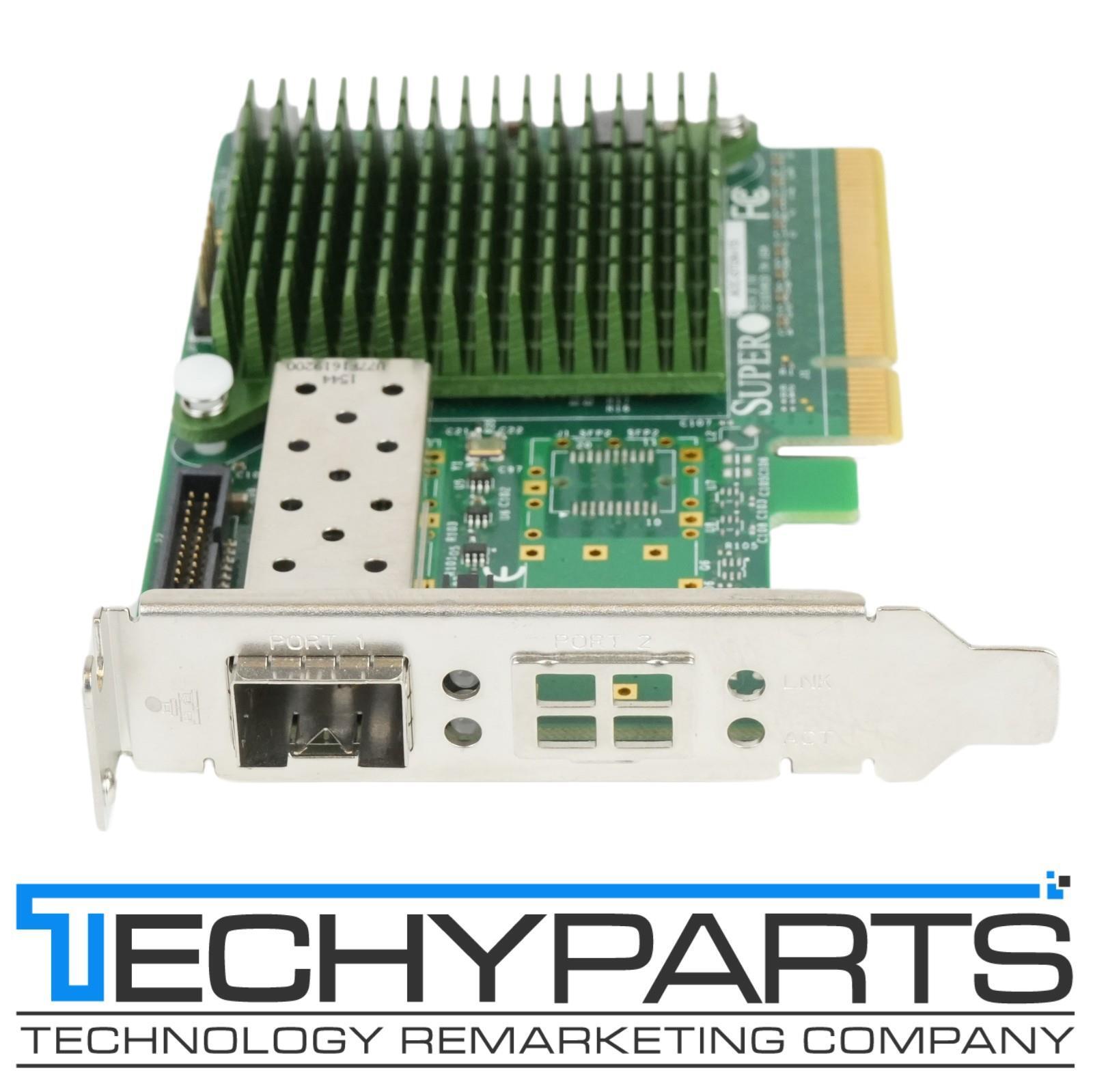 Supermicro AOC-STGN-i1S 1-Port SFP+ Intel 82599 10GbE PCIe 2.0 Rev 2.10 NIC SFF