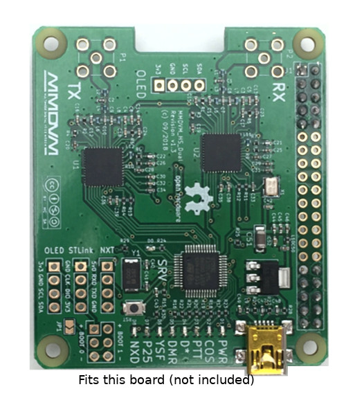 DRPi-1NSX CASE for Raspberry Pi4 & 3B+, Duplex MMDVM v1.0, 2.4″ Enhanced Nextion