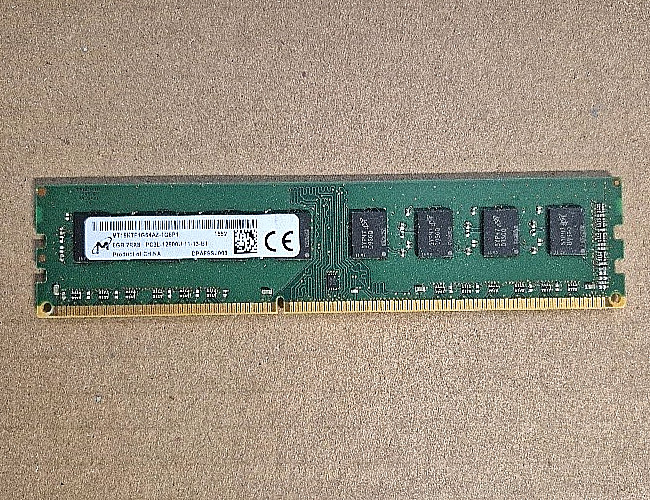 Micron 8GB 2Rx8 PC3L-12800U DDR3-1600 RAM MT16KTF1G64AZ-1G6P1