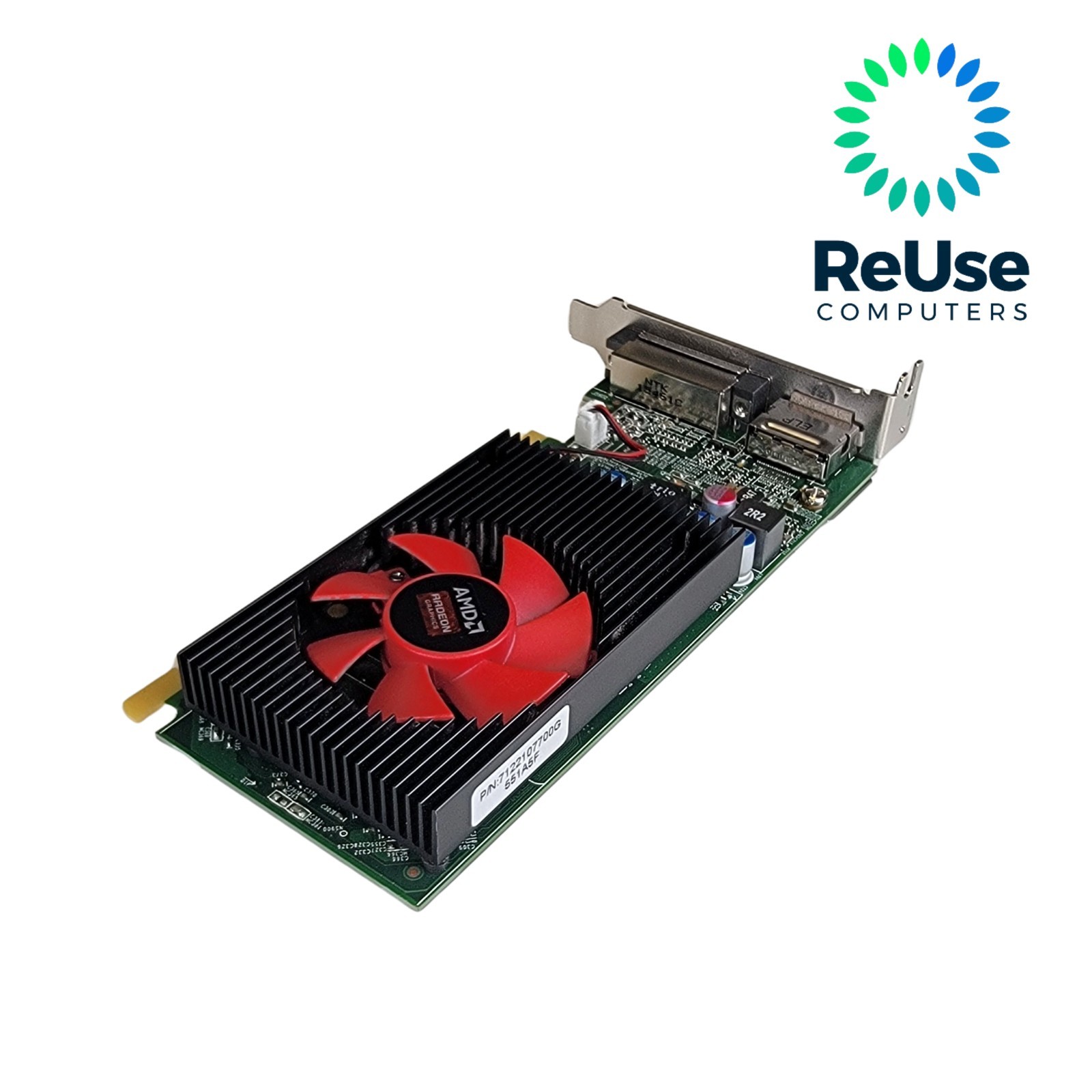 Dell AMD Radeon R5 340X 2 GB GDDR3 GPU, 1x DP 1x DVI, Low Profile, 109-C87051-00