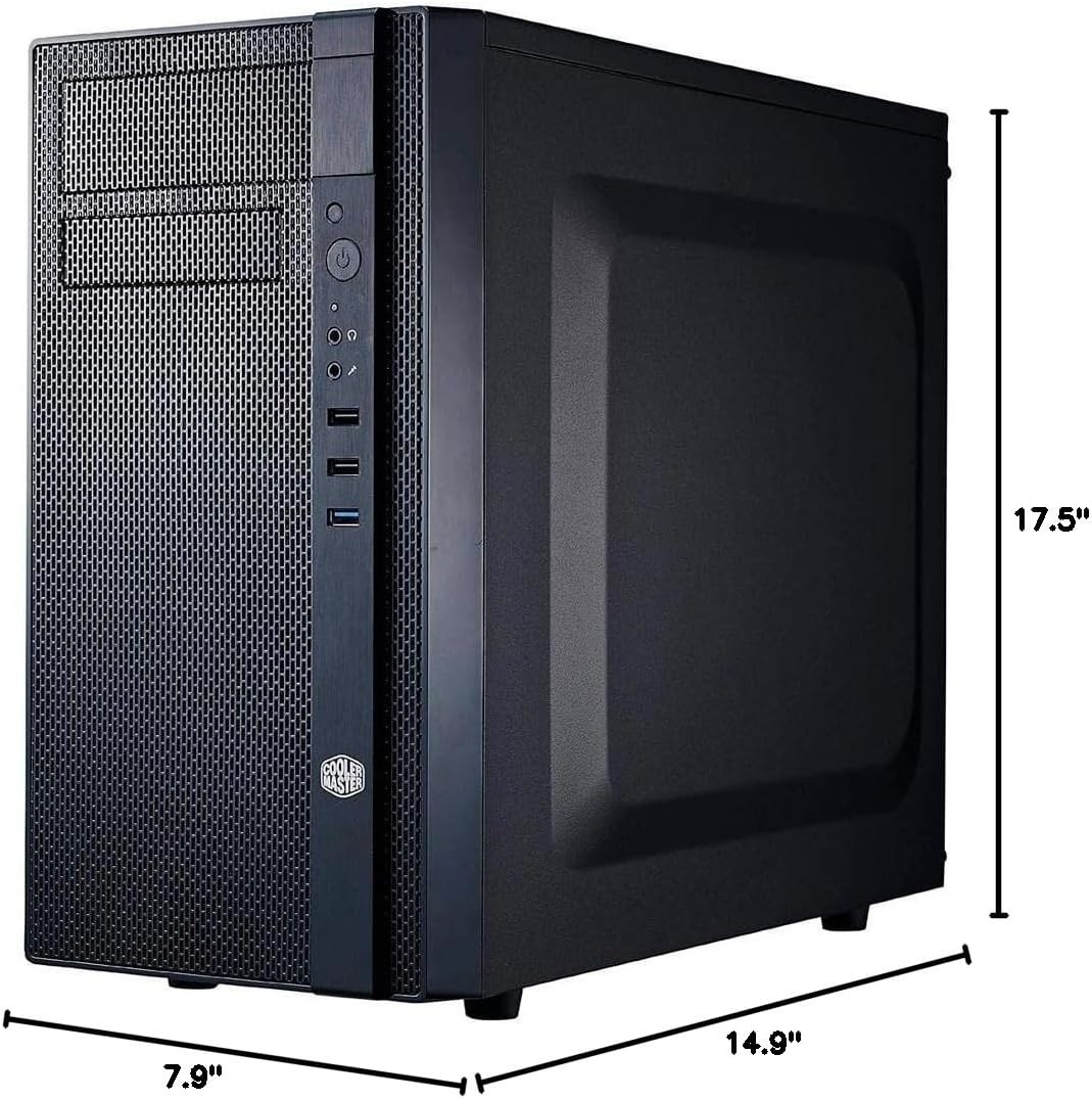 Cooler Master N200 Micro-ATX Mini Tower with Front Mesh Ventilation, USB 3.0