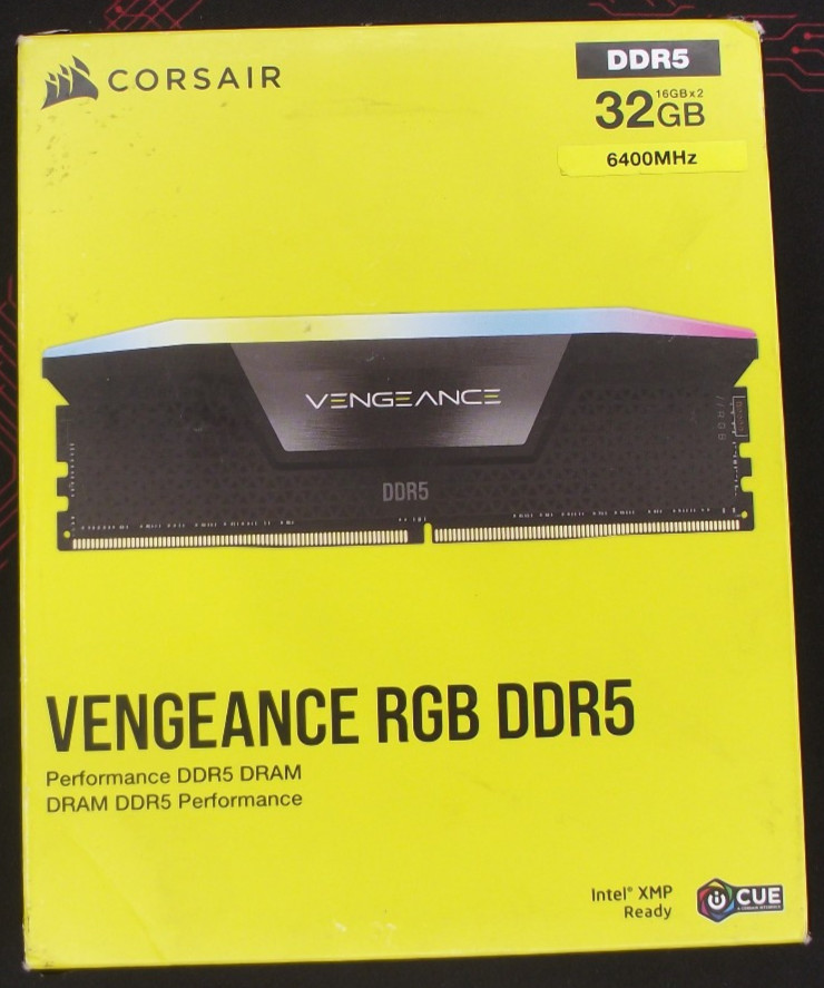 Corsair Vengeance RGB 32GB DDR5 6400MHz