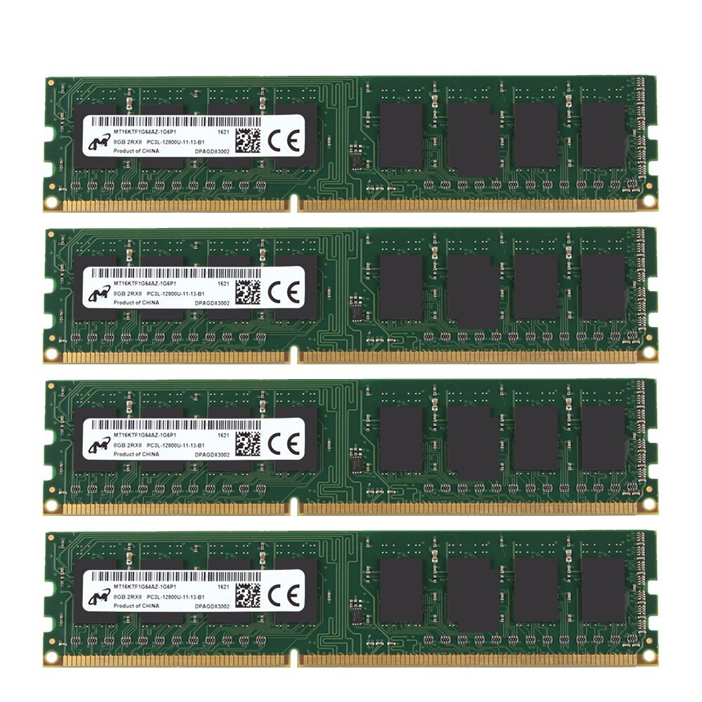 32GB 16GB 8GB DDR3L 1600MHz PC3L-12800U 1.35V DIMM Desktop Memory For LOT