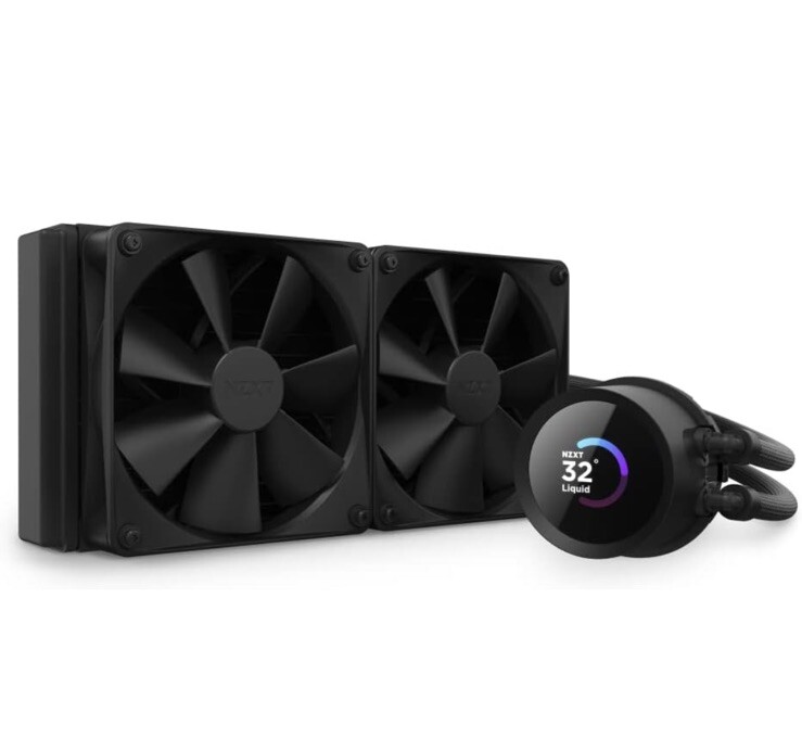 NZXT Kraken 240 2x120mm AiO Liquid CPU Cooler – Matte Black – Missing Parts
