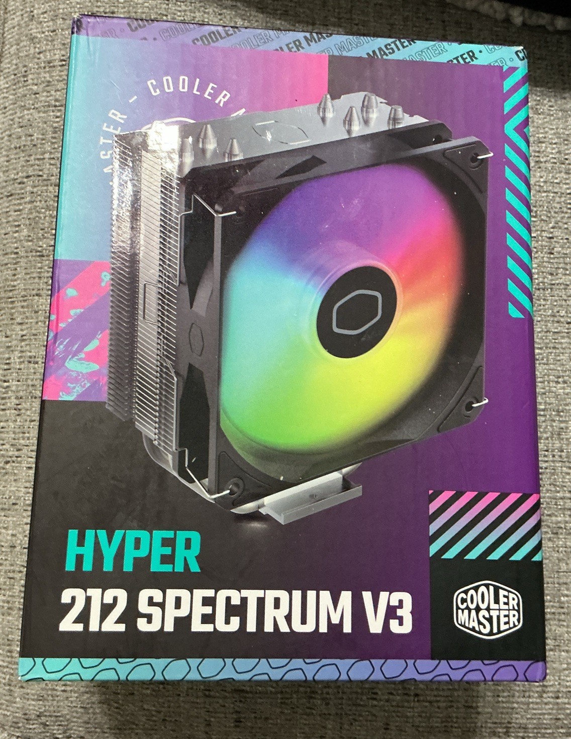 Cooler Master Hyper 212 Spectrum V3 ARGB 120mm 4-Pin CPU Cooler LGA1700 AM5 NIB