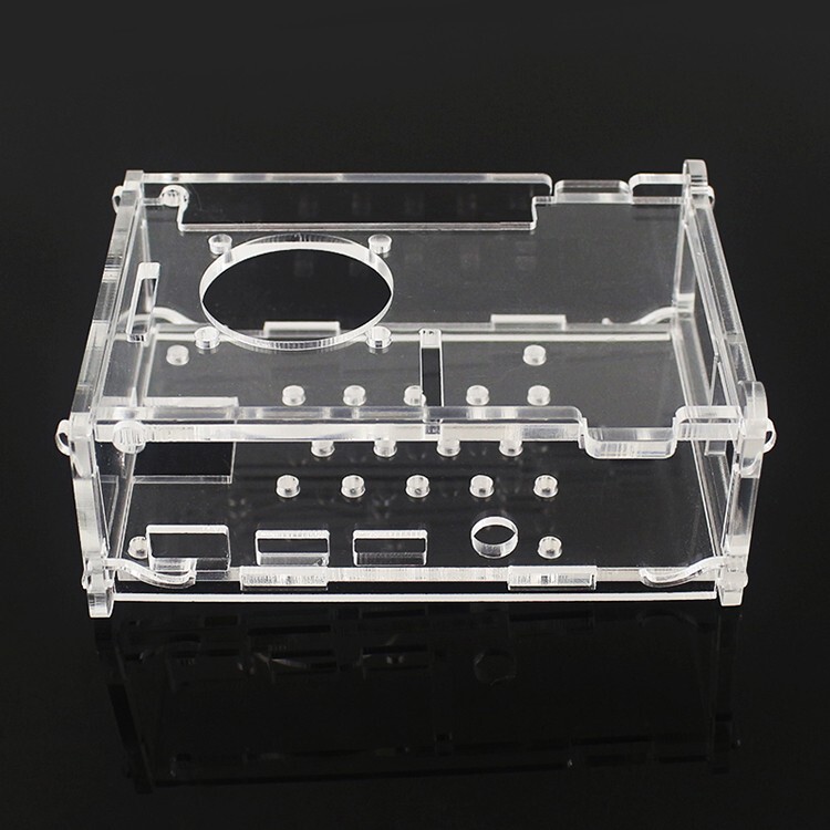 Translucent Clear Raspberry Pi 4 and 4B Case w/ Fan
