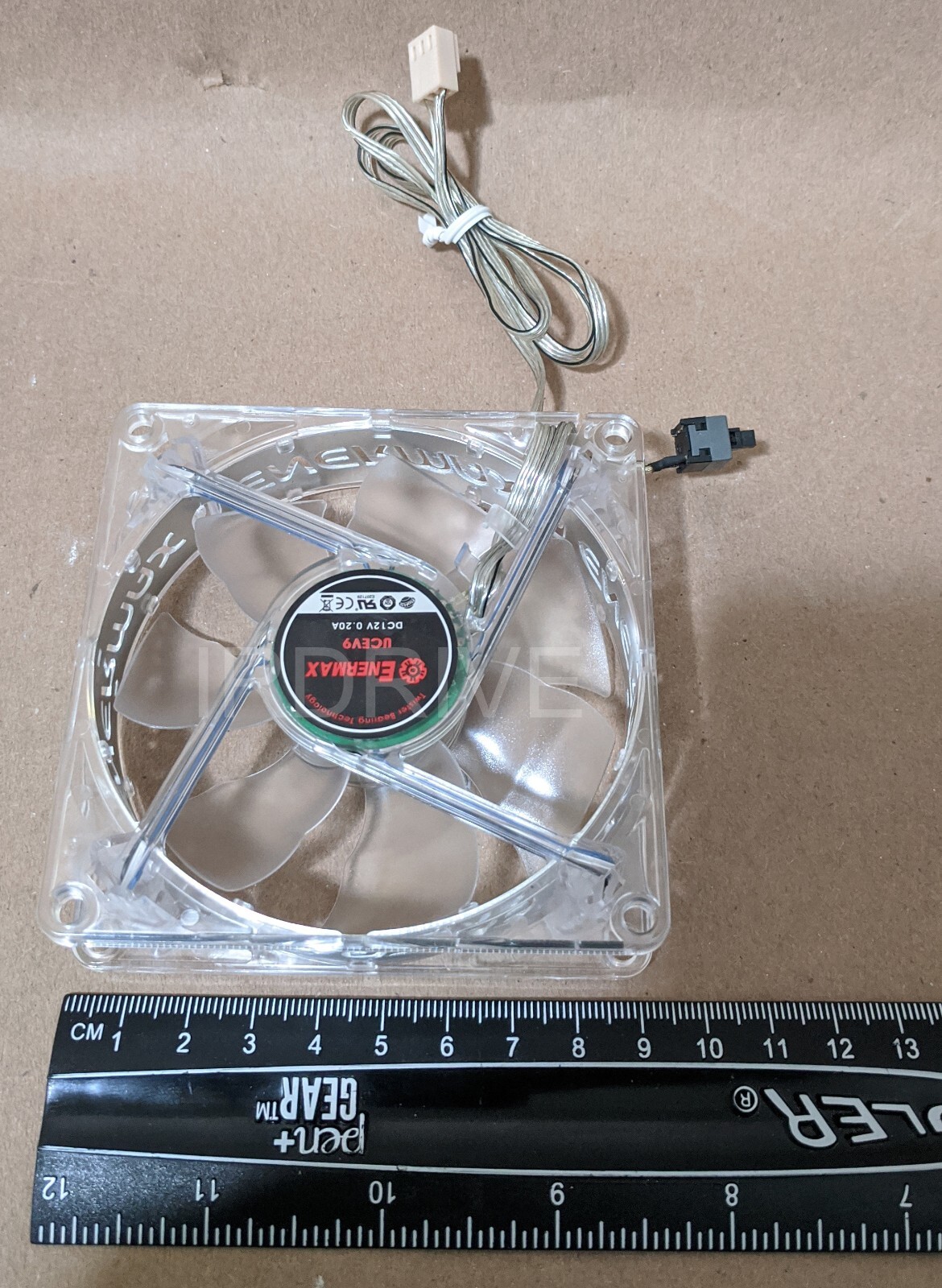 3-Pack: Enermax Twister 92mm x 25mm Blue LED 3pin 12V 0.4A PC Case Cooling Fan