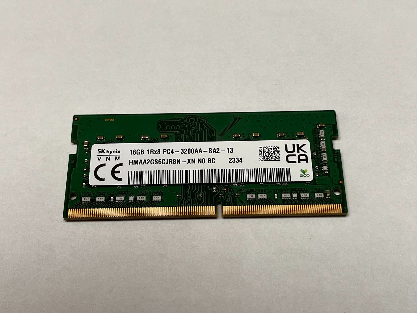 SK hynix 16GB 1RX8 PC4-3200AA Laptop Ram HMAA2GS6CJR8N-XN