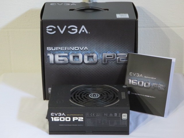 EVGA Supernova 1600P+ 1600w 80 Plus Platinum Modular Power Supply with Cables.