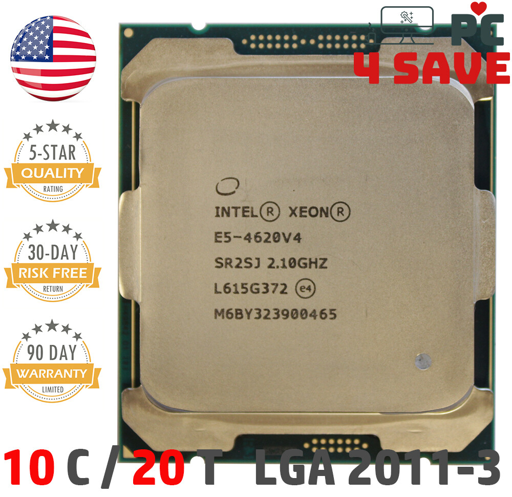 Intel Xeon E5-4620 V4 SR2SJ 2.10GHz 10-Core 25M LGA-2011-3 Server Processor 105W