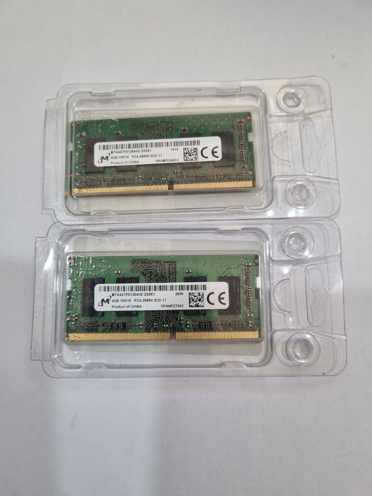 Micron 8GB (2 x 4GB) PC4-2666 SoDIMM Laptop RAM Memory