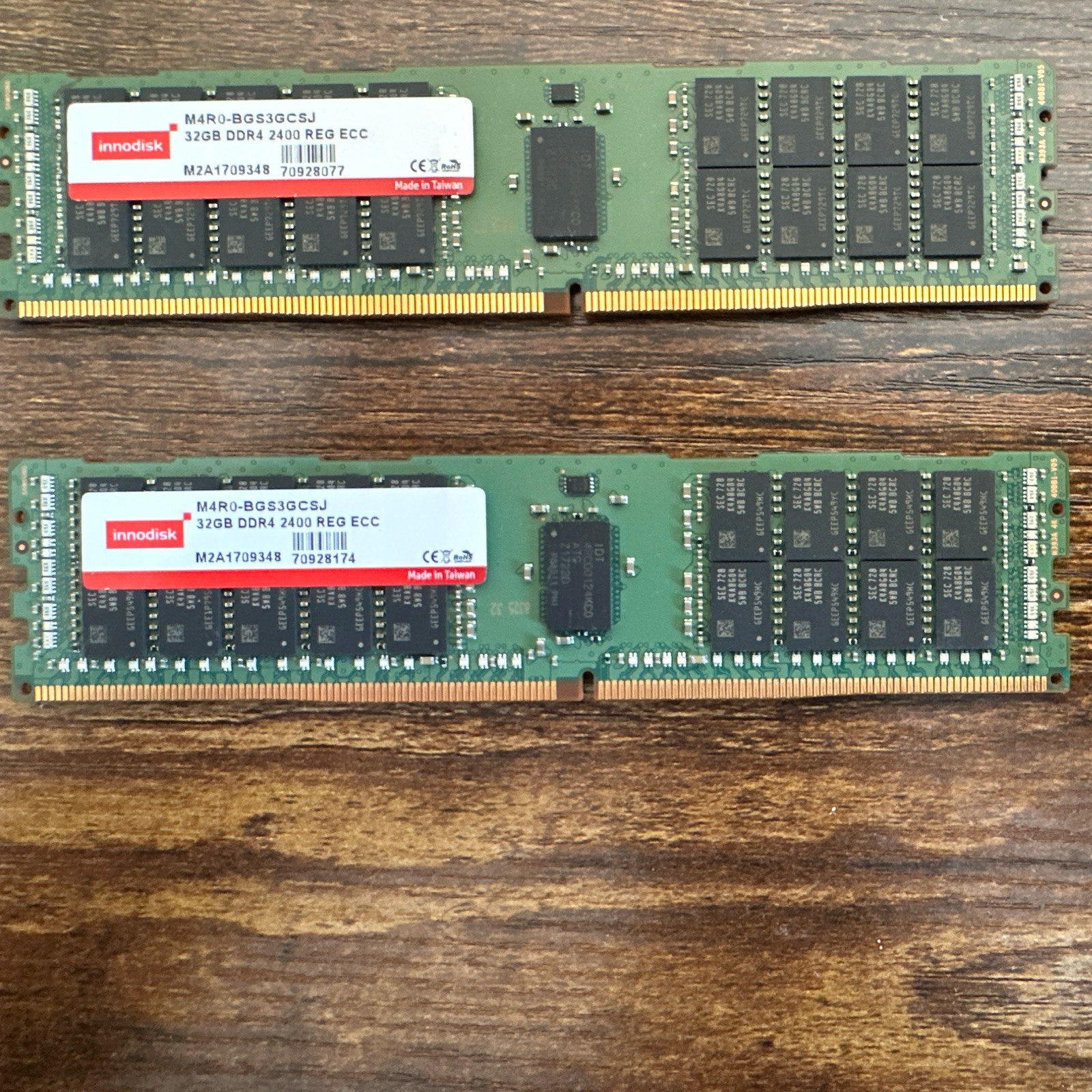 Innodisk 256GB (8x32GB) DDR4 ECC RDIMM 288-Pin PC4-19200 M4AR0BGS3GCSJ