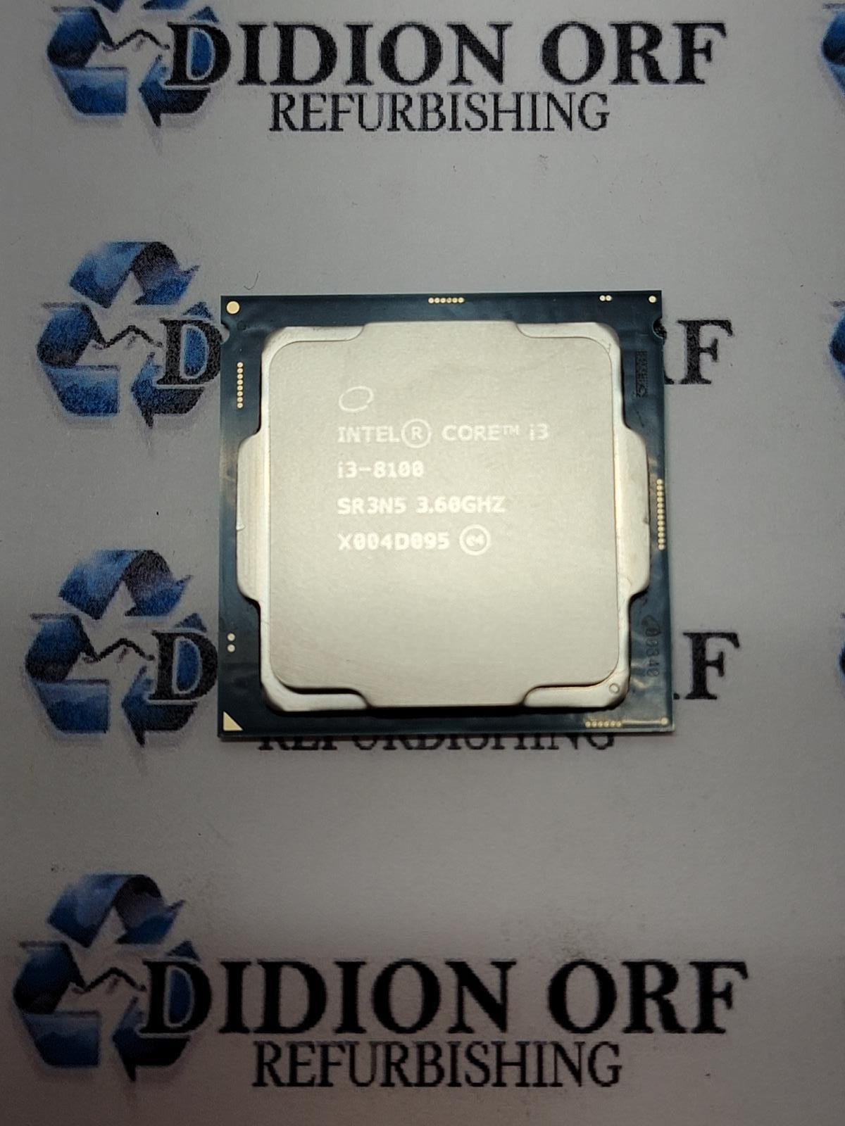 INTEL Core i3-8100 SR3N5 3.6 GHz 6 MB 65 W SKU 13523