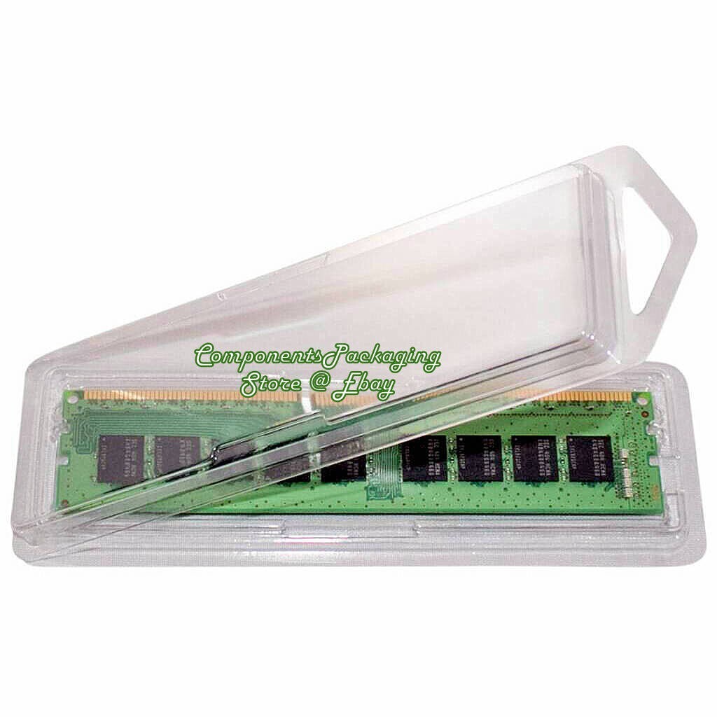10 – Memory Blister Pack Clamshell for DDR4 DDR3 DDR2 DIMM Memory Modules – New