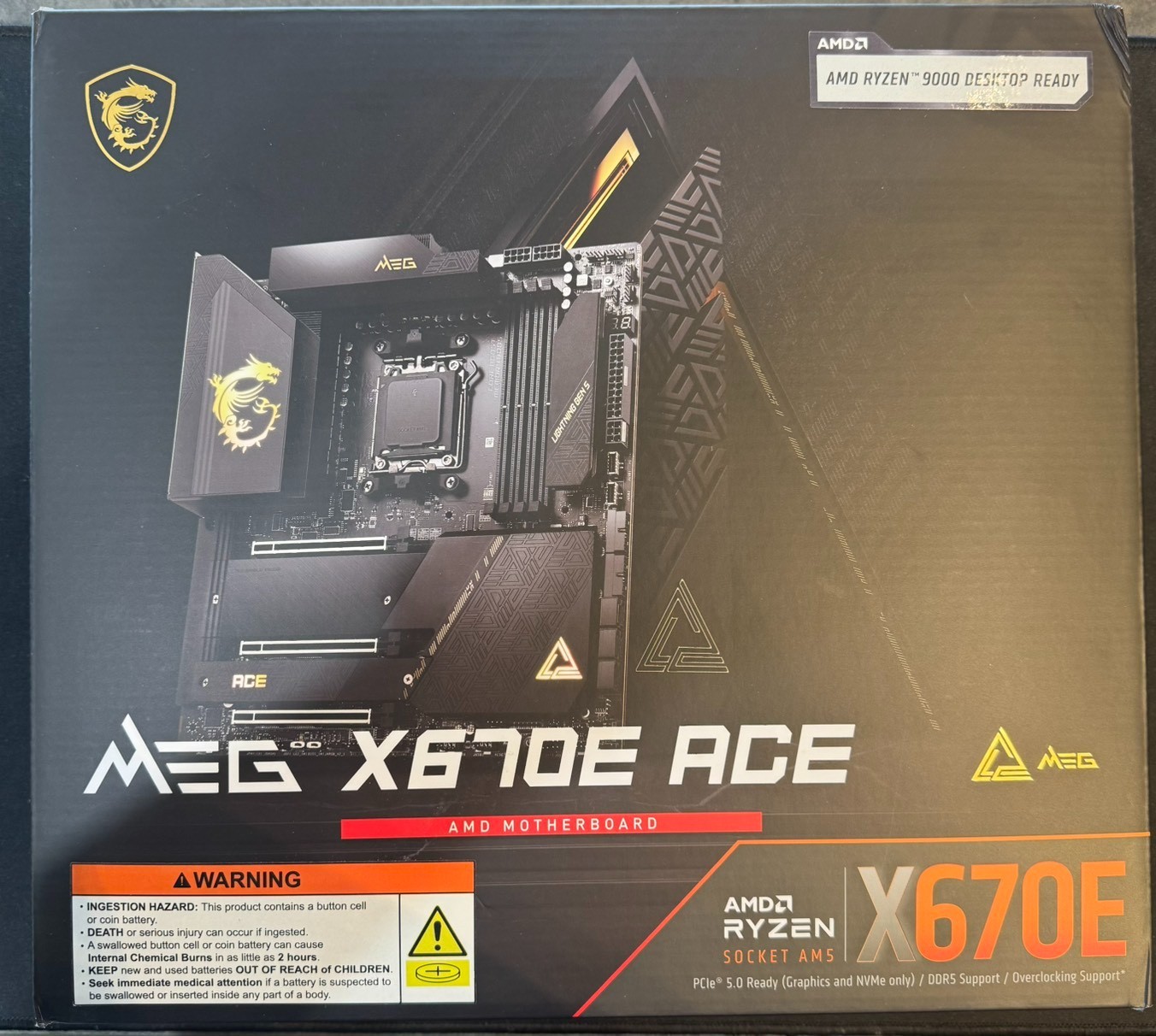 [READ] MSI MEG X670E ACE AM5 EATX AMD DDR5 Motherboard